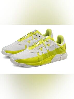 New Joe Nimble Gym Addict Shoes, US 10, White And Yellow